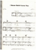 Picture of I Never Said I Love You, Hal David & Archie Jordan, recorded by Johnny Mathis, sheet music
