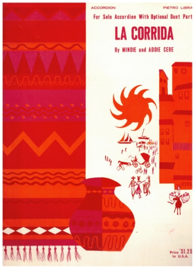 Picture of La Corrida, Mindie & Addie Cere, accordion duet sheet music