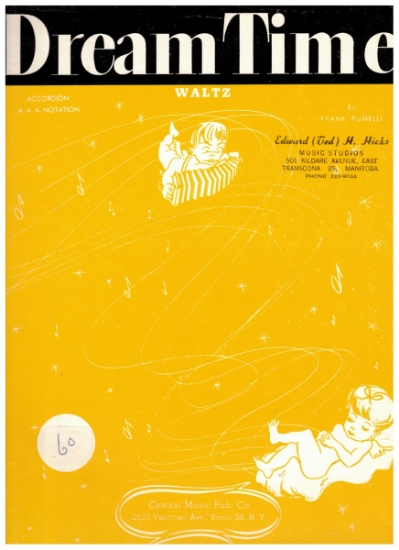Picture of Dream Time, Frank Punelli, accordion solo sheet music