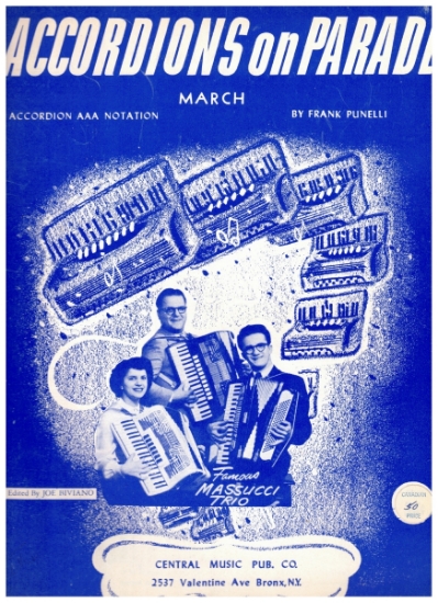 Picture of Accordions On Parade, Frank Punelli, arr. Joe Biviano, accordion solo sheet music