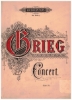 Picture of Concerto in a minor Opus 16, Edward Greig, transcribed for piano solo by Herrn Edmund Neupert, sheet music folio