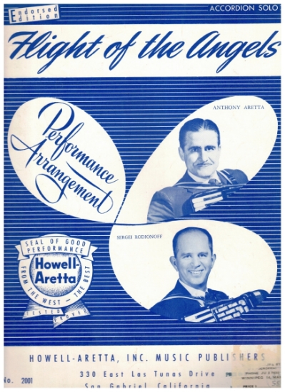 Picture of The Flight of the Angels, arr. Anthony Aretta & Sergei Rodionoff, accordion solo sheet music
