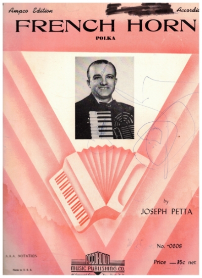 Picture of French Horn Polka, Joseph Petta, easy accordion solo sheet music